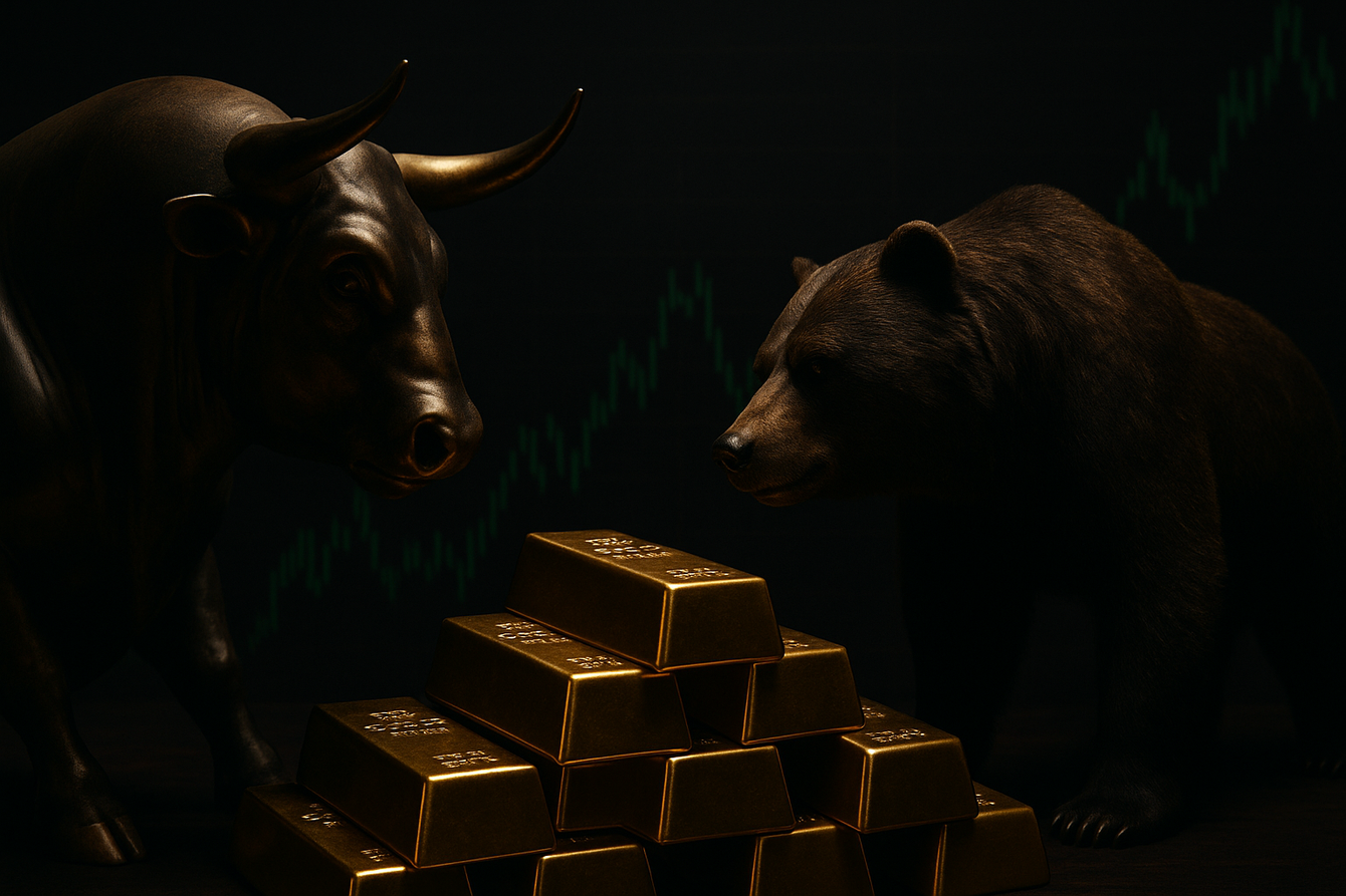 You are currently viewing Wall Street evenly divided on gold’s near-term direction
